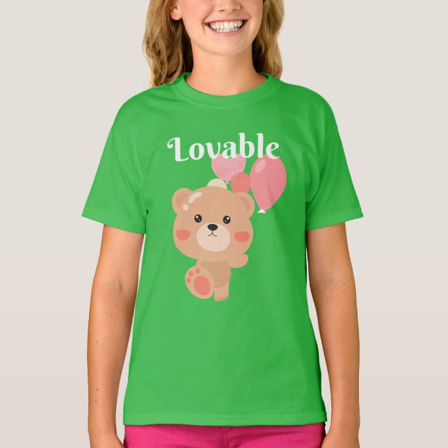 Lovable Girls Basic T-Shirt (Framsida)