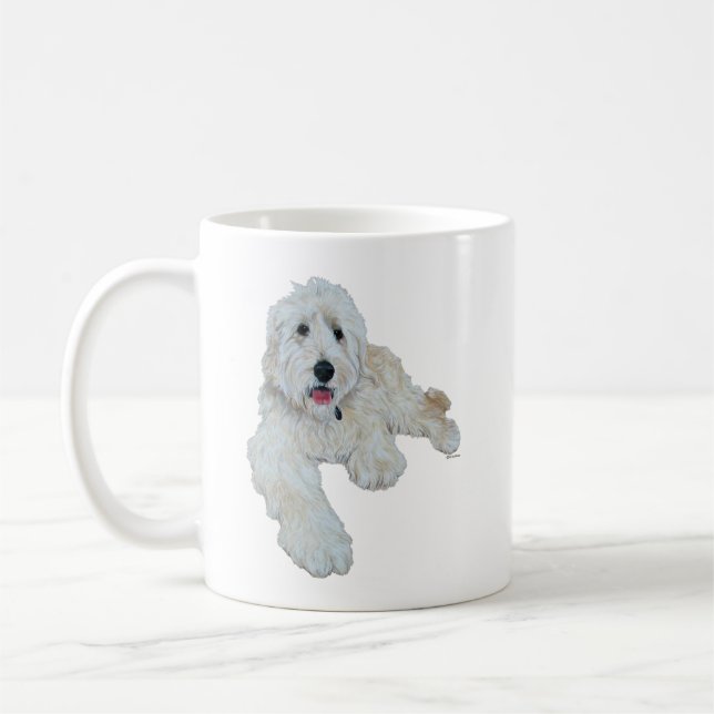 Lovable Goldendoodle Kaffemugg (Vänster)