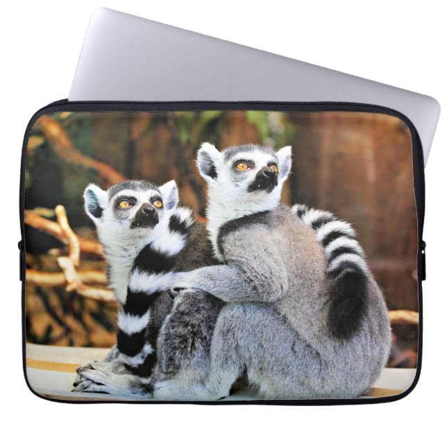 Lovable Lemurs Laptop Fodral (Framsidan)