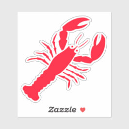 Lovable Lobster 4Lonnie Klistermärken