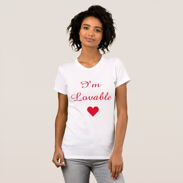Lovable T Shirt (Hel framsida)