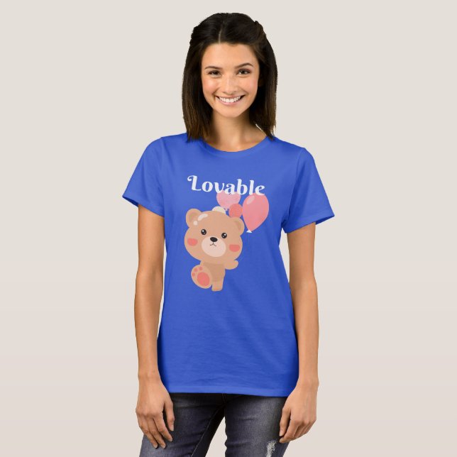 Lovable Women's Basic T-Shirt (Hel framsida)