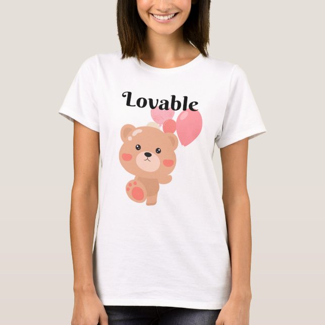 Lovable Women's Basic T-Shirt (Framsida)