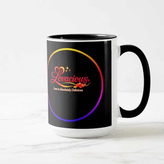Lovacious Logoskål - Kärlek är absolut läckert Mugg (Höger)