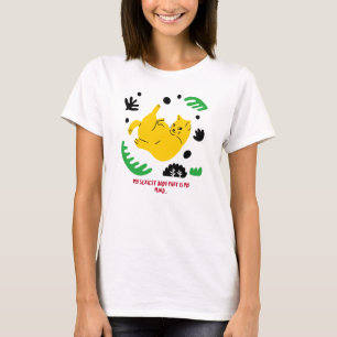 Lovande Cute Cat ger kvinnor kvinnlig feminist mak T Shirt