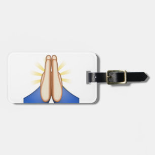 lovande emoji bagagebricka