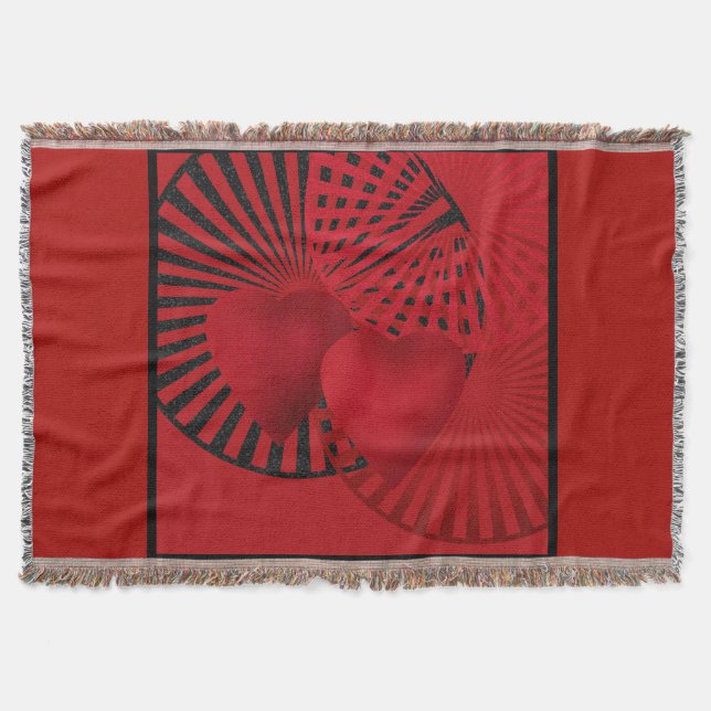 Lovande hjärta filt (Framsidan)