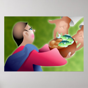 Lovar och fiske poster