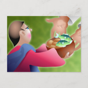 Lovar och fiske vykort