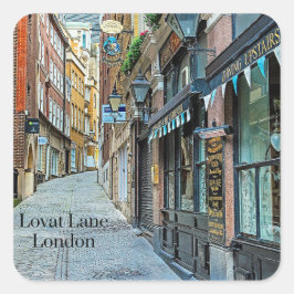 Lovat Lane, London, England, Fyrkantigt Klistermärke
