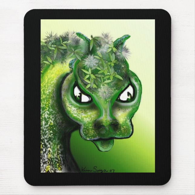 Lövdrake Mousepad Musmatta (Framsidan)