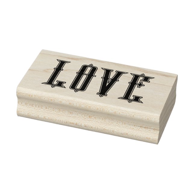 LOVE 1"x2.5" Gummistämpel / Phoenix Stämpel (Stämpel)