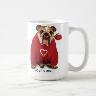 LOVE--A-BULLmugg Kaffemugg