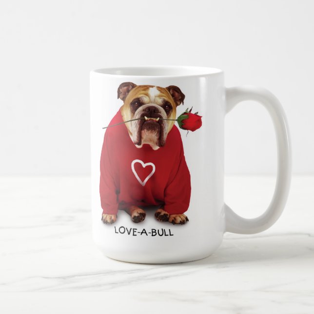 LOVE--A-BULLmugg Kaffemugg (Höger)