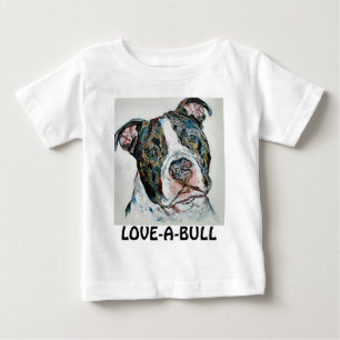 LOVE--A-BULLSPÄDBARNSKJORTA TEE