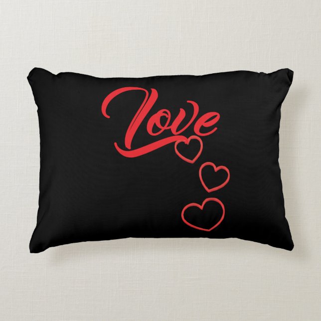 Love Accent Pillow Prydnadskudde (Framsidan)