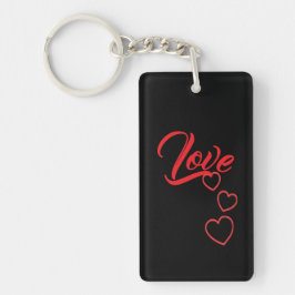 Love Acrylic Keychain