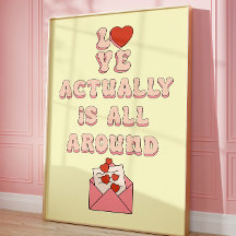 Love Actually finns överallt Retro citat Estetik