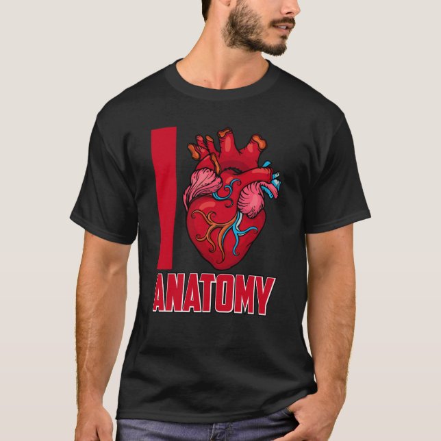 Love Anatomy Doctor Medical School Students Doctor T Shirt (Framsida)