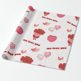 love and hearts presentpapper