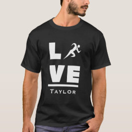 Love And Live Athletics Track And Field Sports Fan T Shirt