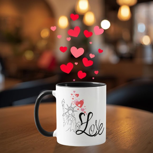 Love and Monument Personalized Mug Mugg (Skapare uppladdad)