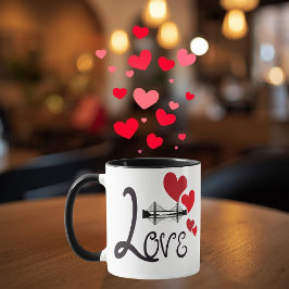 Love and Monument Personalized Mug Mugg