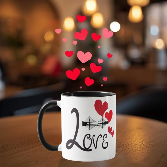 Love and Monument Personalized Mug Mugg (Skapare uppladdad)