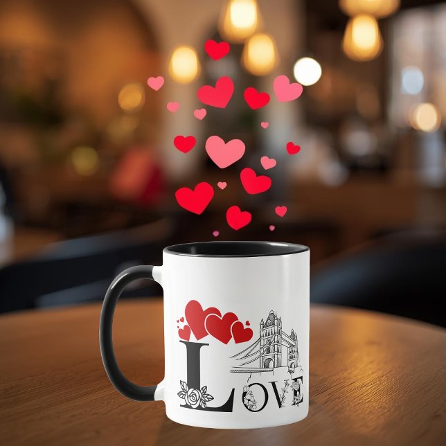 Love and Monument Personalized Mug Mugg (Skapare uppladdad)