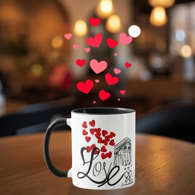Love and Monument Personalized Mug Mugg (Skapare uppladdad)