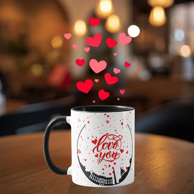 Love and Monument Personalized Mug Mugg (Skapare uppladdad)