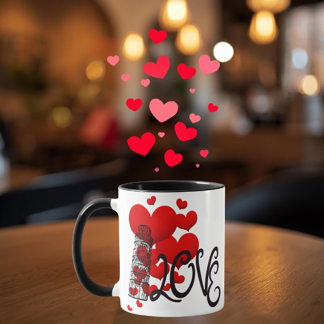 Love and Monument Personalized Mug Mugg (Skapare uppladdad)