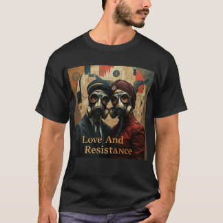 LOVE AND RESISTANCE Punjabi American Graphic T Shirt