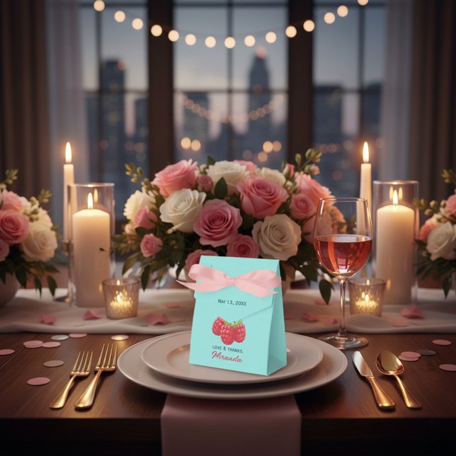 Love and Thanks Raspberry Custom  Presentaskar (Skapare uppladdad)