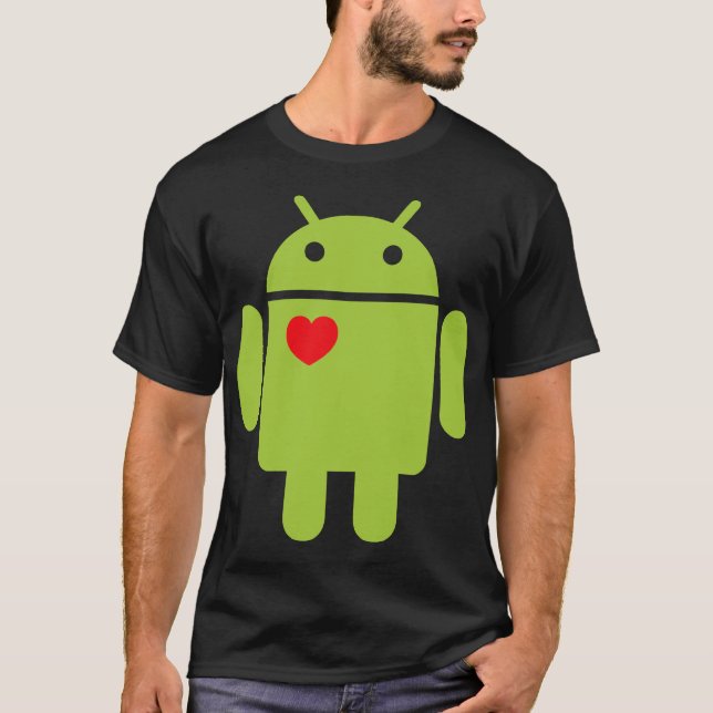 Love Android T-shirt (Framsida)