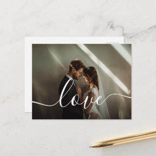 'Love' Anpassad parfoto Vykort