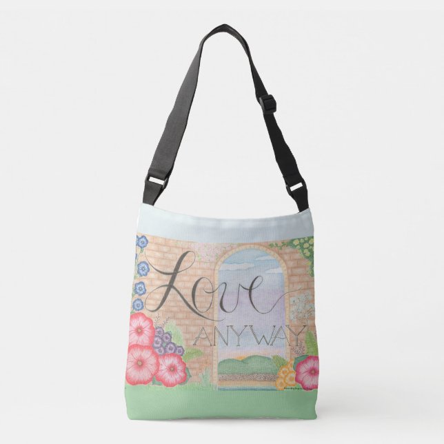 Love Anyway 16" Crossbodyväska Axelväska (Framsida)