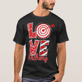 Love Archery Happy Valentine Day Archery Lover Out T Shirt