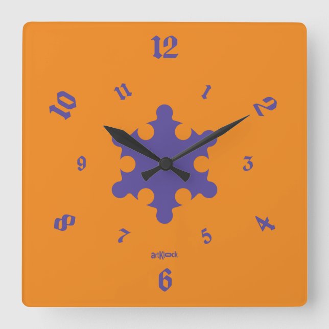 LOVE ART KLOCK CIRCLE PUZZLE BY MASANSER FYRKANTIG KLOCKA (Framsida)