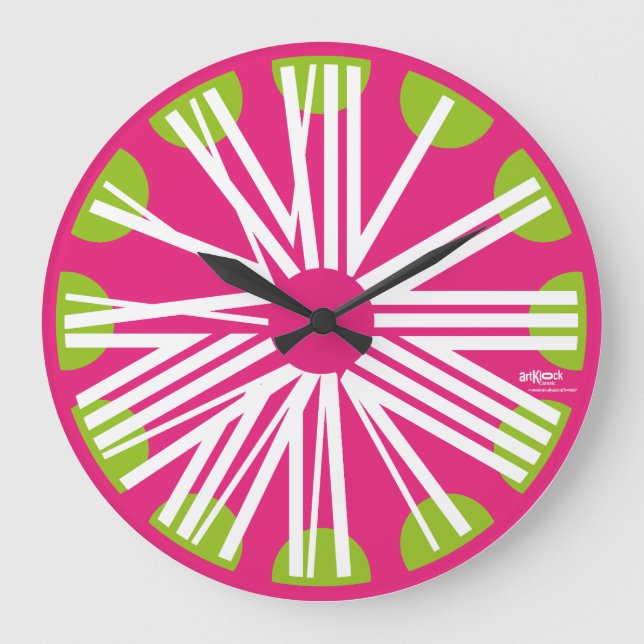 LOVE ART KLOCK CLASSIC OVERLAPPING NUMBERS BY MASA STOR KLOCKA (Framsida)