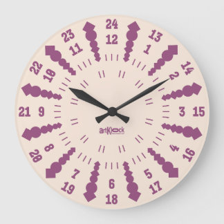 LOVE ART KLOCK TWENTY FOUR/TWELVE BY MASANSER STOR KLOCKA