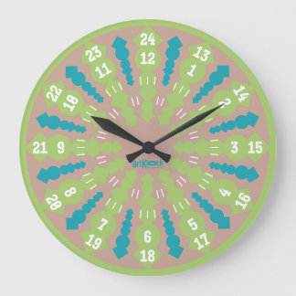 LOVE ART KLOCK TWENTY FOUR/TWELVE BY MASANSER STOR KLOCKA