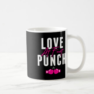 Love At First Punch Girl Kickboxing Cardio Workout Kaffemugg