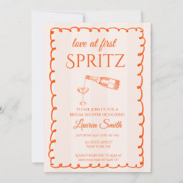 Love at First Spritz Bridal Shower Invitation Inbjudningar