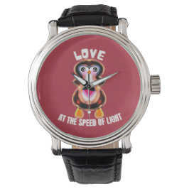Love at the Speed of Light Penguin Gift Armbandsur