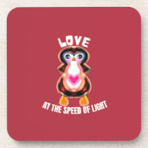 Love at the Speed of Light Penguin Gift