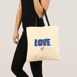 Love Baby Minimal Shower Tote Tygkasse
