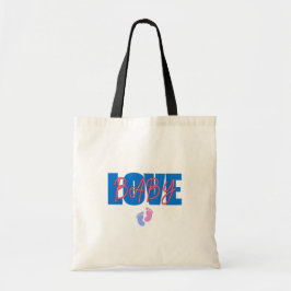 Love Baby Minimal Shower Tote Tygkasse