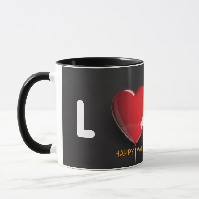 LOVE Ballongmugg Mugg (Vänster)