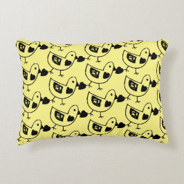 Love Bird and Jumping Jack Design Prydnadskudde